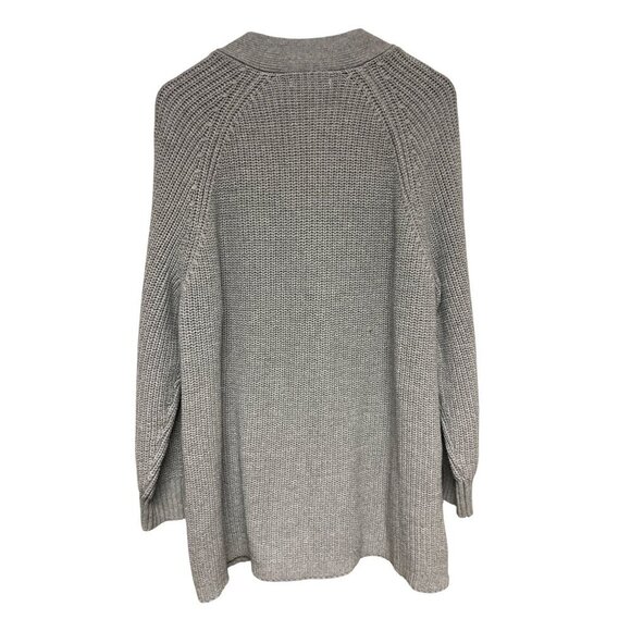 Women Within Women's Grey Knit Button Close Cardigan Sweater Plus  26/26 26 28 - Picture 2 of 9